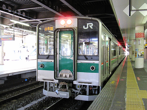 JR東日本　東北本線　701系1000番台電車