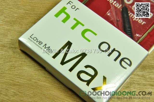 Ốp viền HTC One Max Love Mei nhôm cao cấp