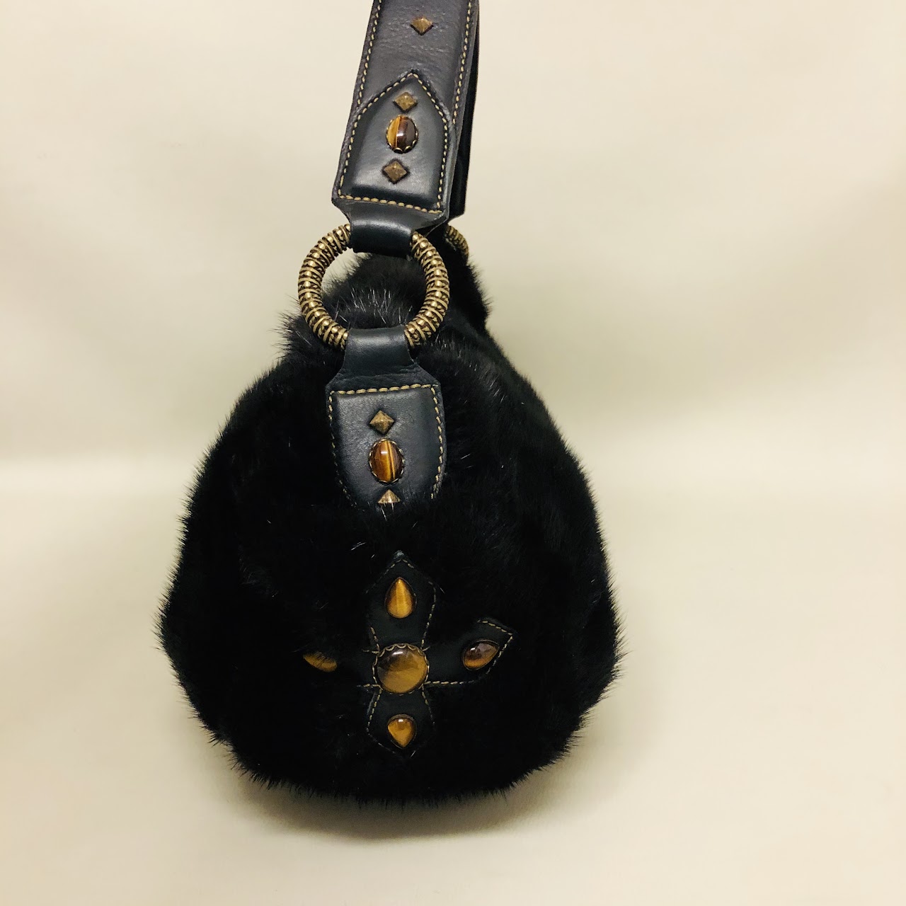 Eric Javits Mink Fur Bag