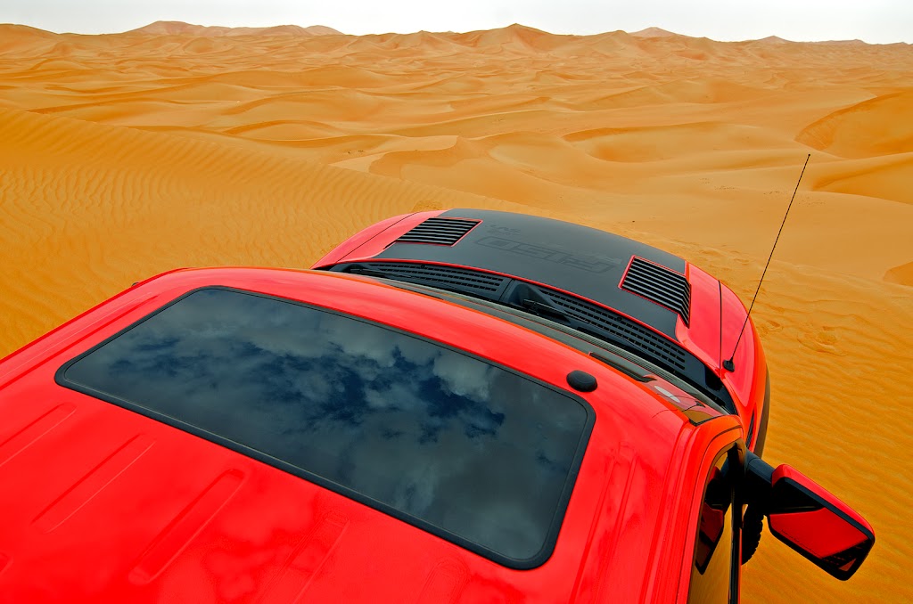 Ford Raptor in desert