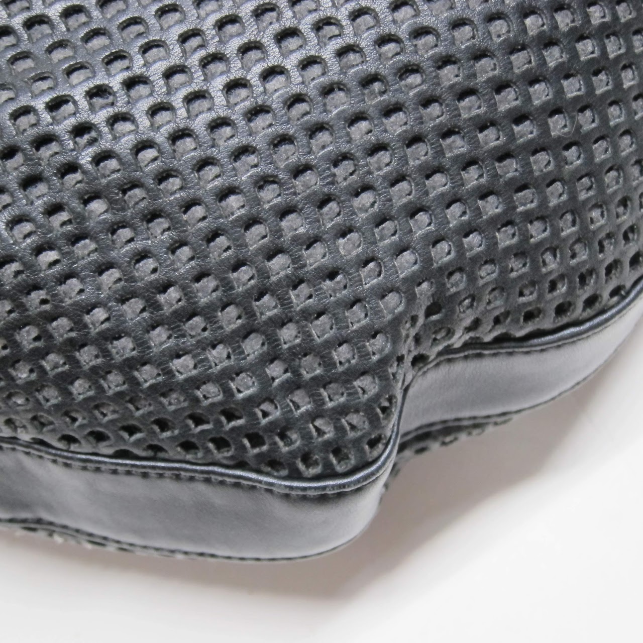 Christian Dior Perforated Leather Shoulder Bag