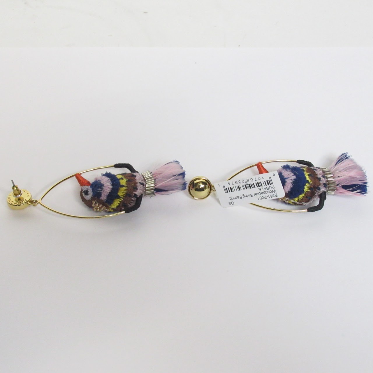 Mignonne Gavigan New Woodpecker Swing Earrings