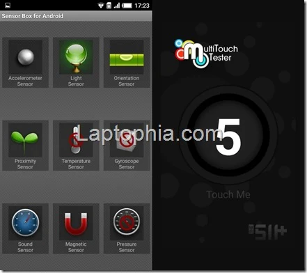 Sensorbox for Android & Multitouch Tester Infinix Hot 3 X553