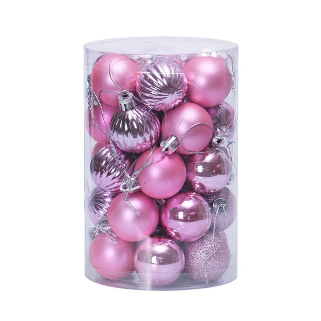34 stuks Kerstballen set 4cm. Versier je kerstboom met deze glinsterende kerstballen. Creëer een feestelijke sfeer met deze decoratie.
