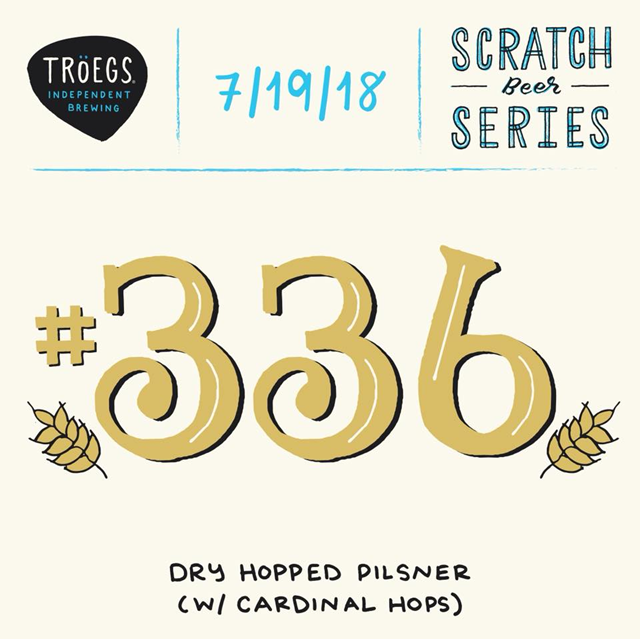 Troegs Releases Scratch 335 IPA & 336 Dry Hopped Pilsner