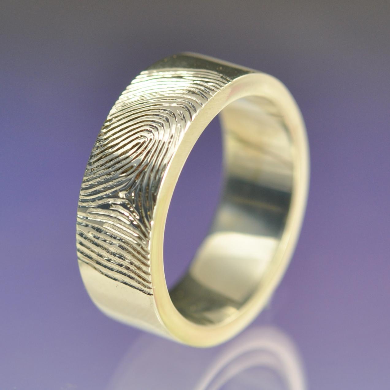 Fingerprint Ring Palladium    