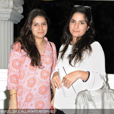 Sheetal and Julie during the 'Bonjour India 2013', a celebration of Indo-French cultural exchange, held in Chennai.