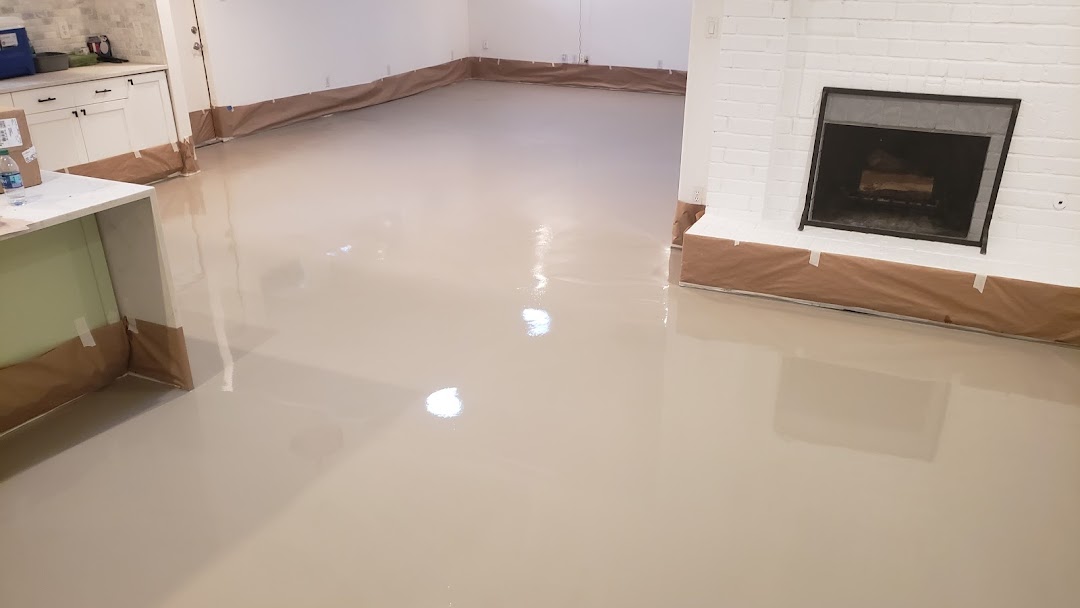 Austin Decorative Concrete Solutions Stained Epoxy Polished