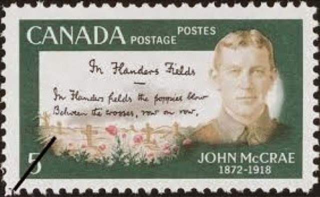 The Remembrance Poppy - Canada Postage Stamp