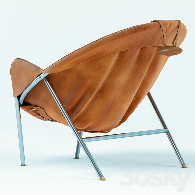 Erik Ole Jorgensen lounge chair 3D Model 2 image
