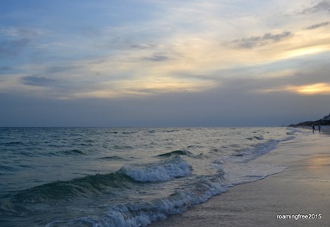 Surf and clouds