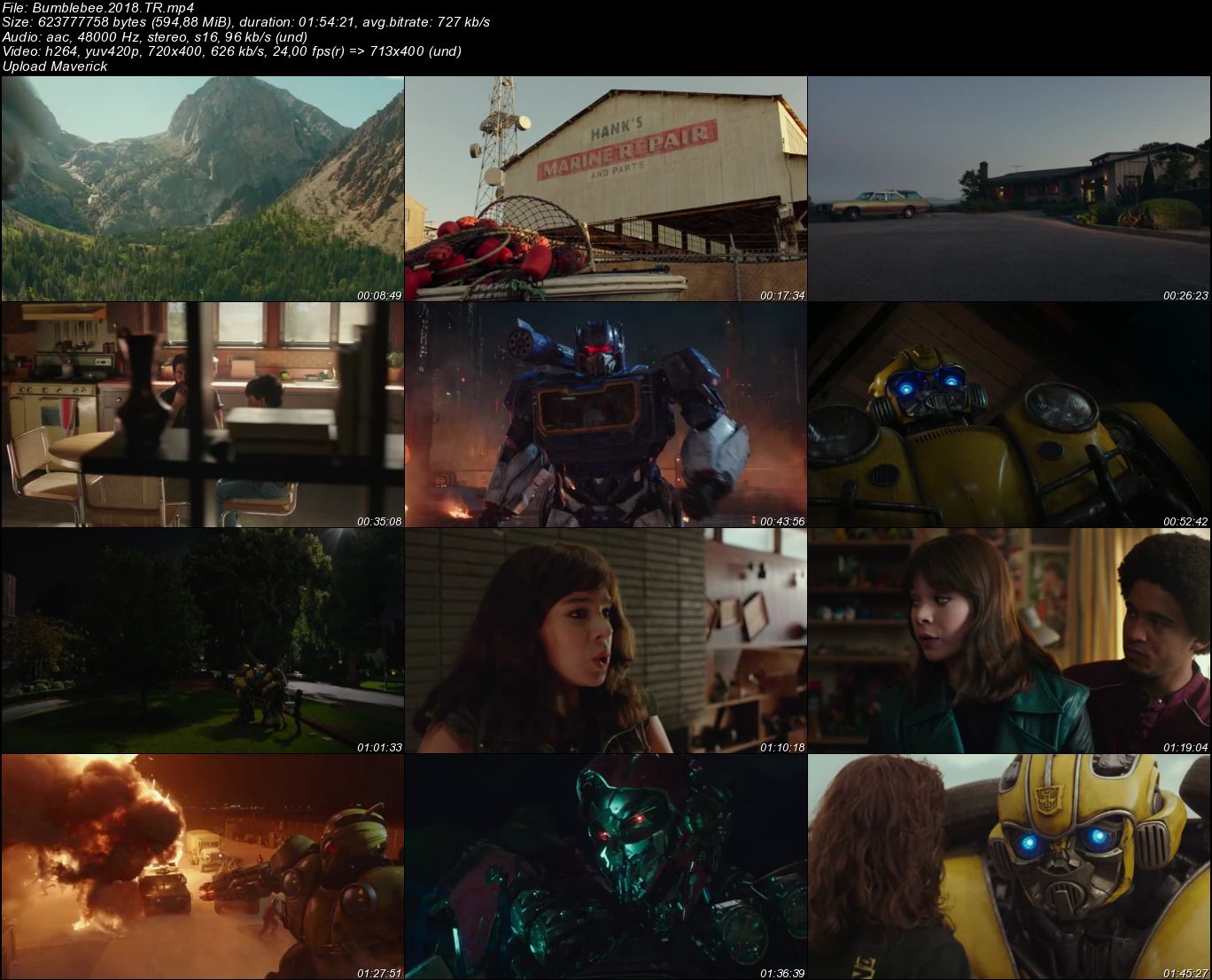 Bumblebee - 2018 Türkçe Dublaj Mp4 indir