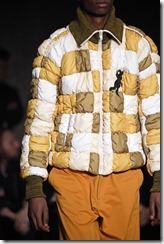 MILAN, ITALY - JANUARY 13:  A model, detail, walks the runway at the Marni show during Milan Men's Fashion Week Fall/Winter 2018/19 on January 13, 2018 in Milan, Italy.  (Photo by Pietro D'Aprano/Getty Images for Marni)