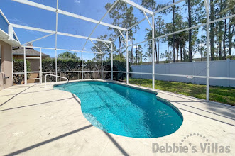 Sun-drenched secluded private pool deck at this Highlands Reserve vacation villa