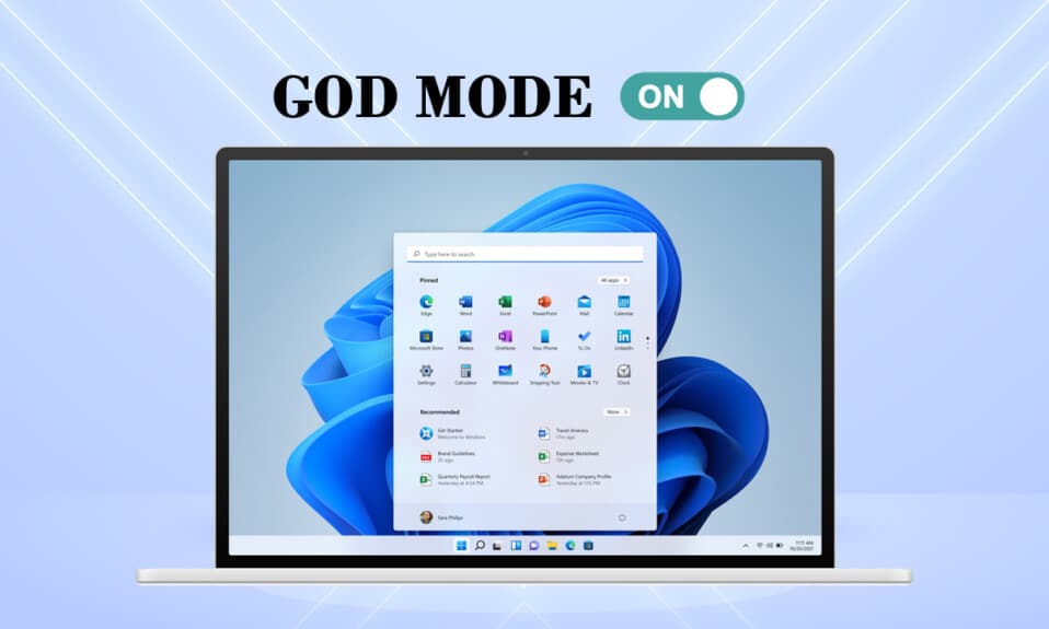 Windows 11에서 God 모드를 활성화하는 방법