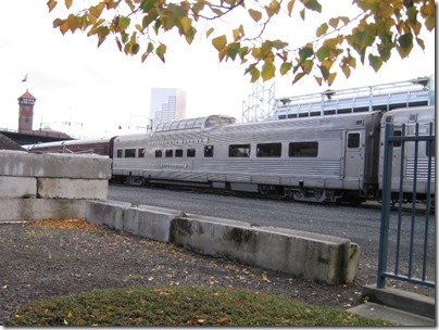 IMG_9790 California Zephyr Dome Coach #4718 Silver Lariat at Union Station in Portland, Oregon on October 21, 2009