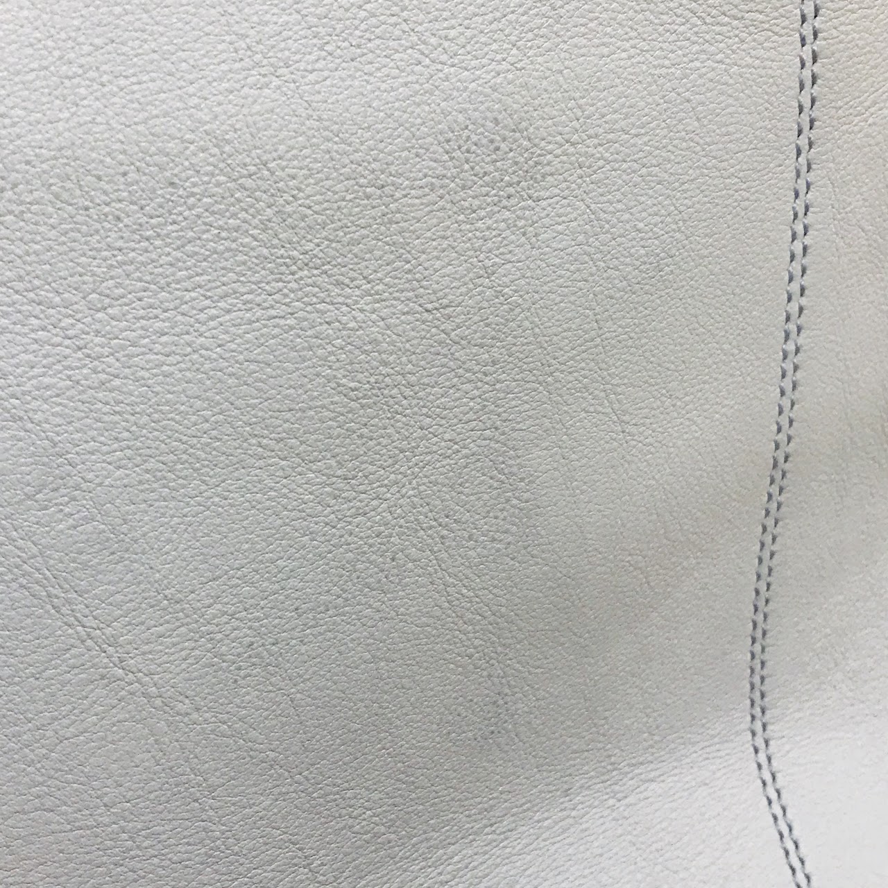 Salvatore Ferragamo White Leather Shoulder Bag