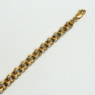 14K Gold Chain Bracelet