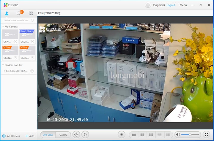 huong dan xem camera ezviz tren pc