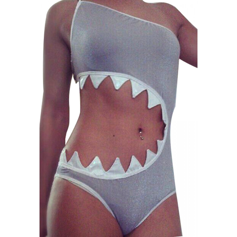 shark swimming suit