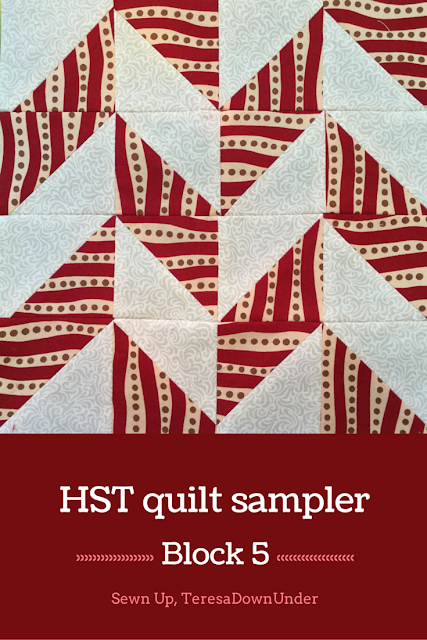 Block 5: 16 HST quilt sampler