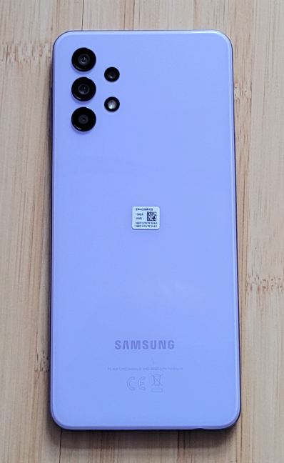 Samsung Galaxy A32 5G: las cámaras en la parte trasera