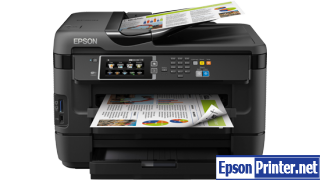 Reset Epson WorkForce WF-7621 printer with Resetter program