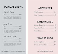 Ss Coffee Cart menu 1