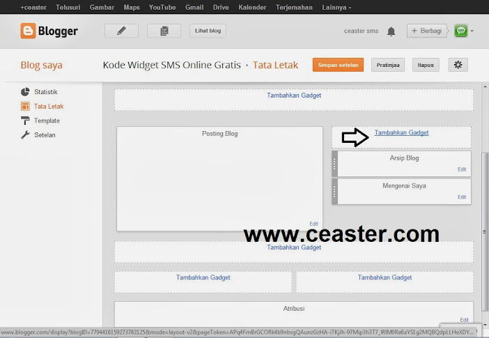 Cara Pasang Widget SMS Online Gratis All Operator Indonesia 2013 Kode+widget+sms+online