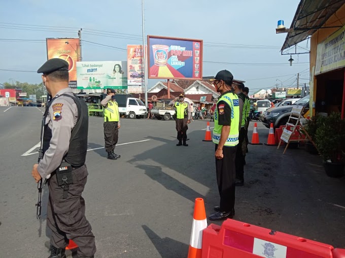 Pos PAM Terminal Karangpandan Karanganyar, OPS Ketupat Candi 2020 POLRES Karanganyar