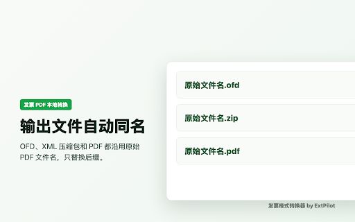 发票格式转换器 screenshot 2