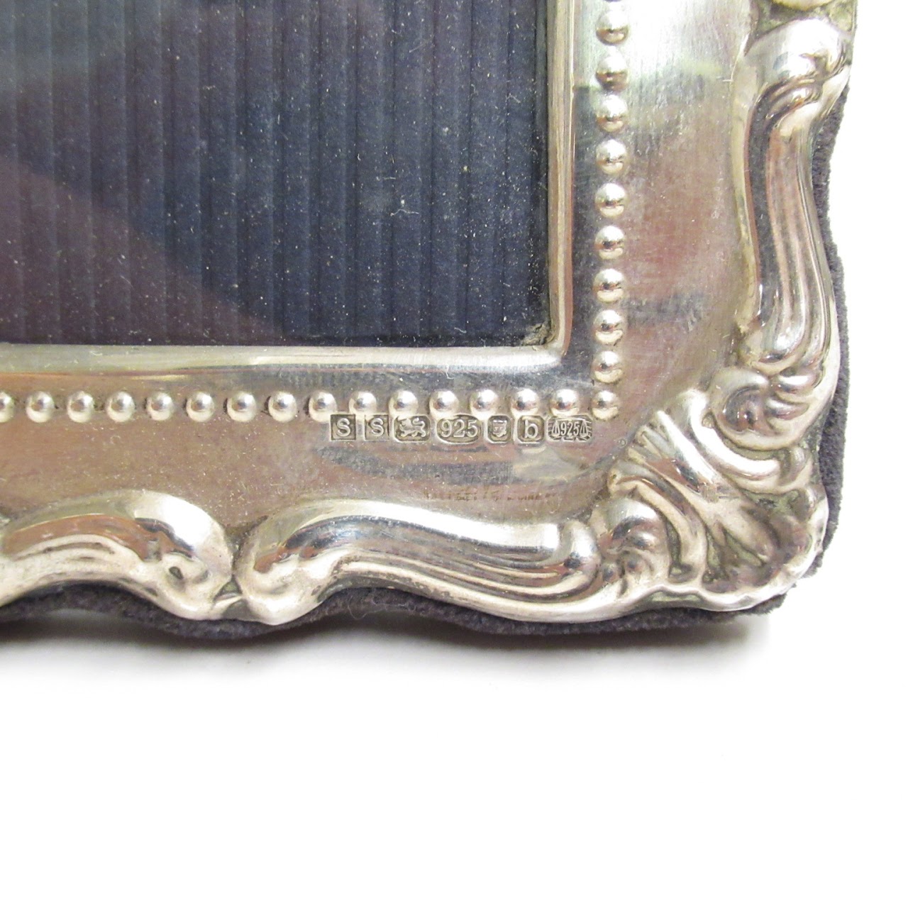 Sterling Silver Repousse Frame Trio