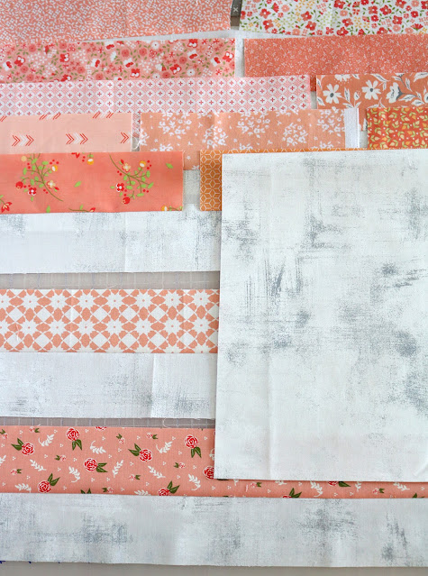 Metropolis Fog Moda Grunge fabric - you have to see what she made with this Moda Grunge fabric!