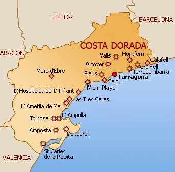 map of costa dorada Unlimited Flights Tours Presents Glatt Kosher Pesach In Spain On map of costa dorada