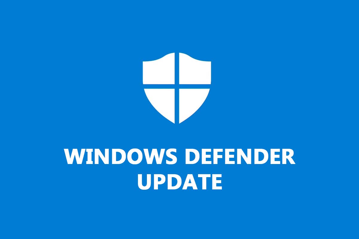 Hoe de Windows Defender-definitie-update uit te voeren