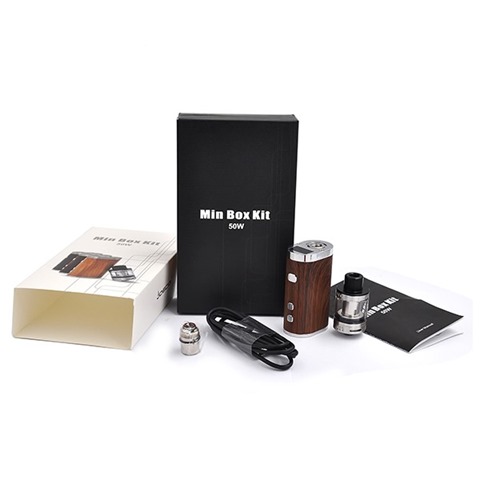 joecig min box 50w kit 1 thumb%255B2%255D - 【海外】「Digiflavor Aura RDA」「Pioneer4You IPV Eclipse 200W」「Vapjoy Amos 900mAh VV」「ハンドフィジェットスピナー」子供がいる家は禁煙になる！？