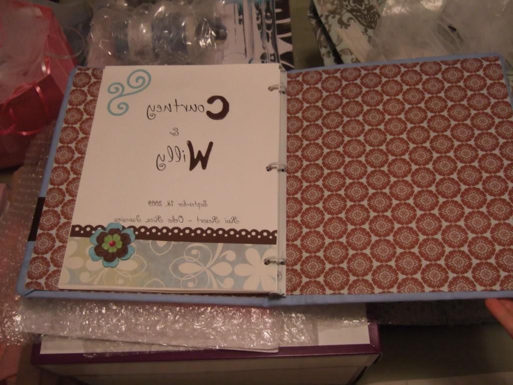 wedding guestbook scrapbook