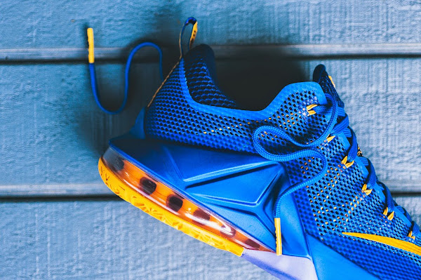 lebron 12 low blue and yellow