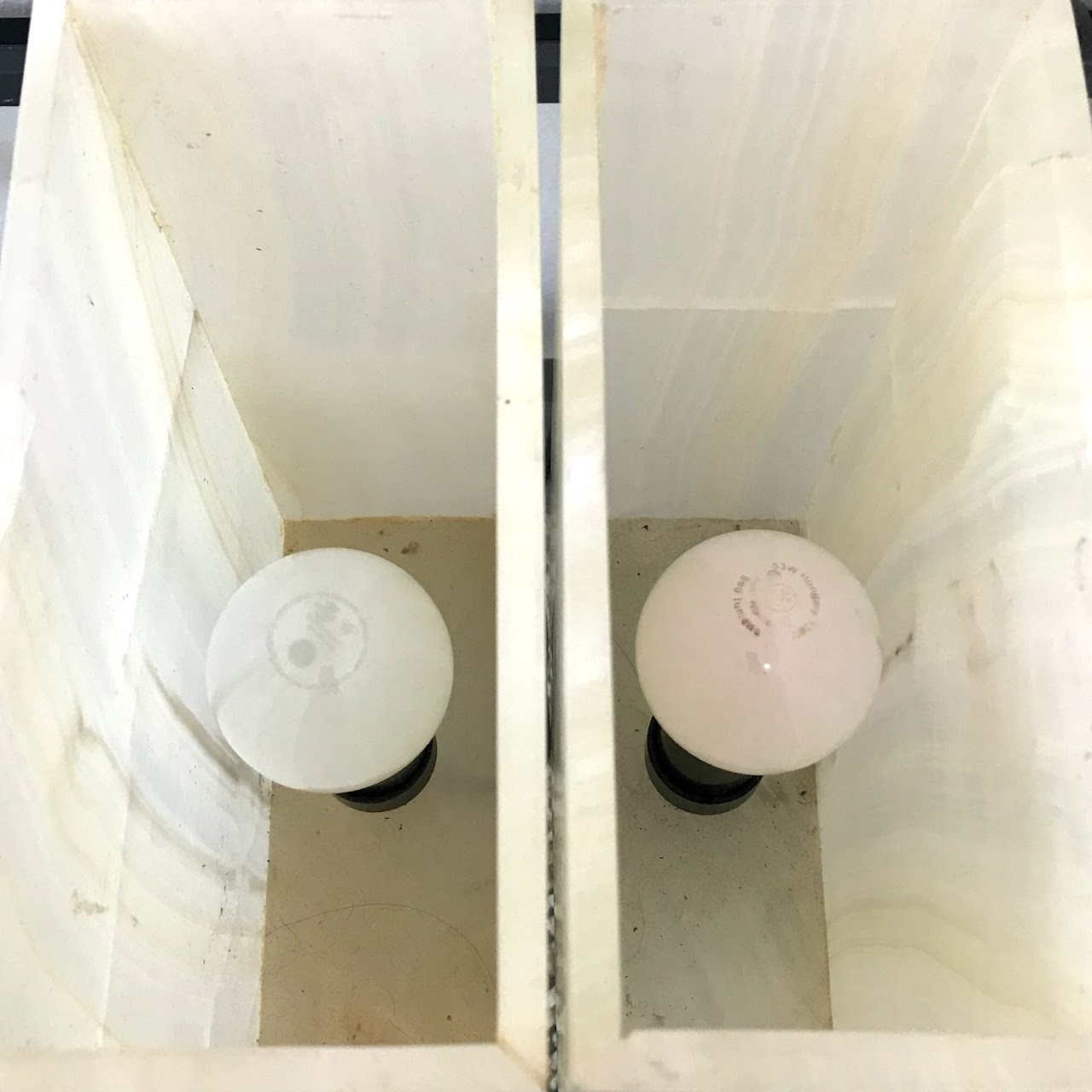 Onyx Table Lamp Pair #2