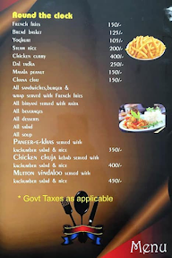 Saraswati Restaurant menu 5