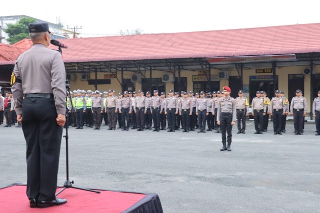 Polres Tebing Tinggi Gelar Upacara Peringatan Hari Kebangkitan Nasional