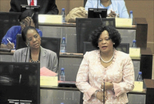 Premier Nomvula Mokonyane PHOTO: PUXLEY MAKGATHO