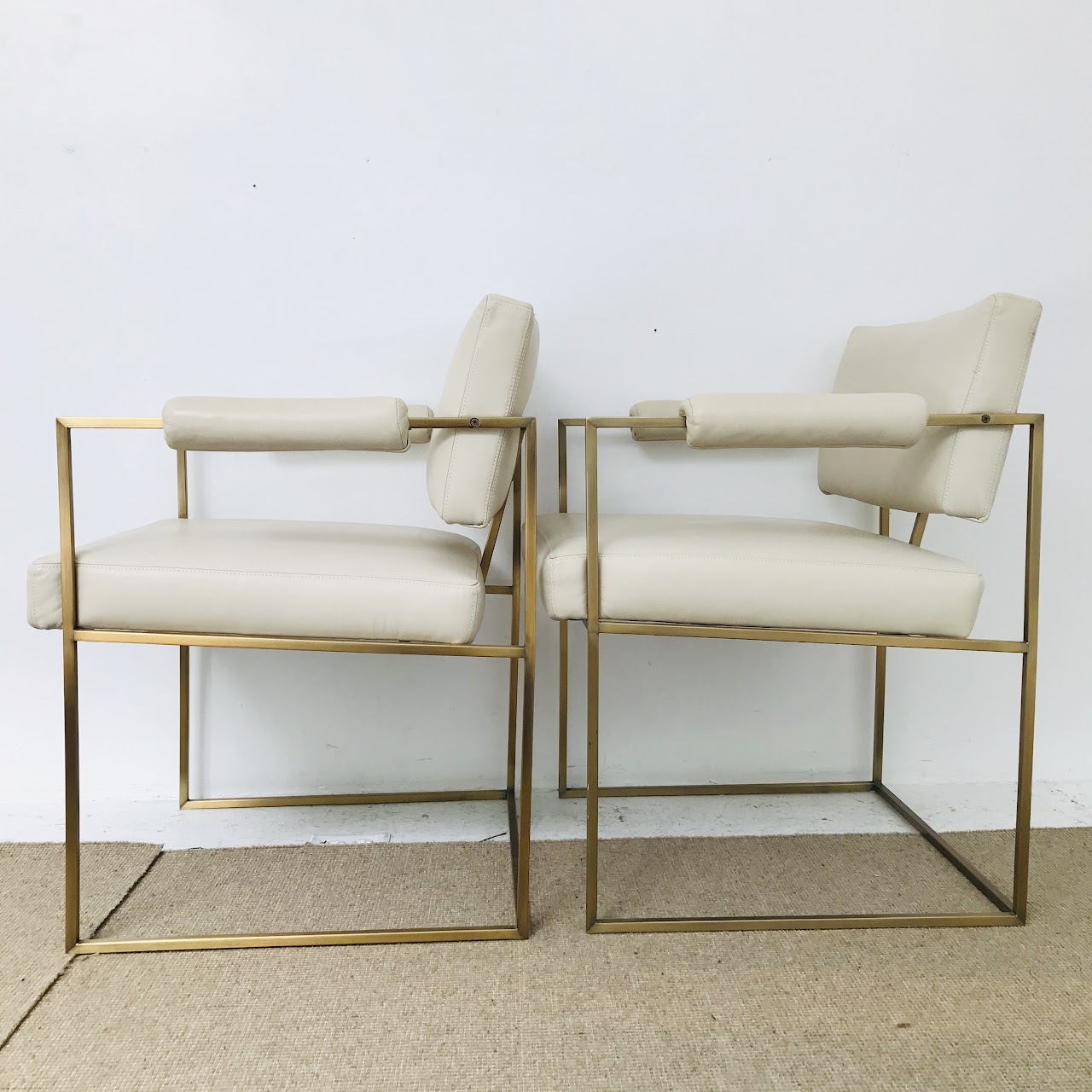 Milo Baughman + Thayer Coggins Armchair Pair