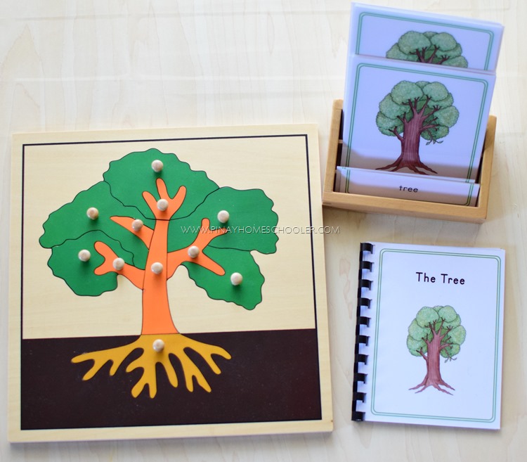 Montessori Inspired Parts of a Tree Nomenclature Cards and Definition Booklet