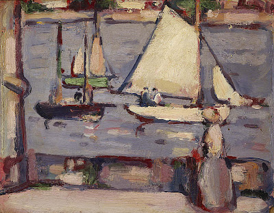 John Duncan Fergusson - Twilight, Royan 1910