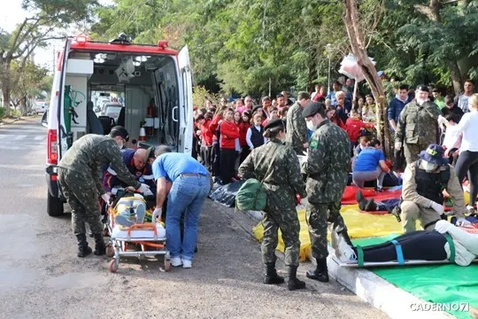 simulação de emergência semana dos bombeiros SG 005