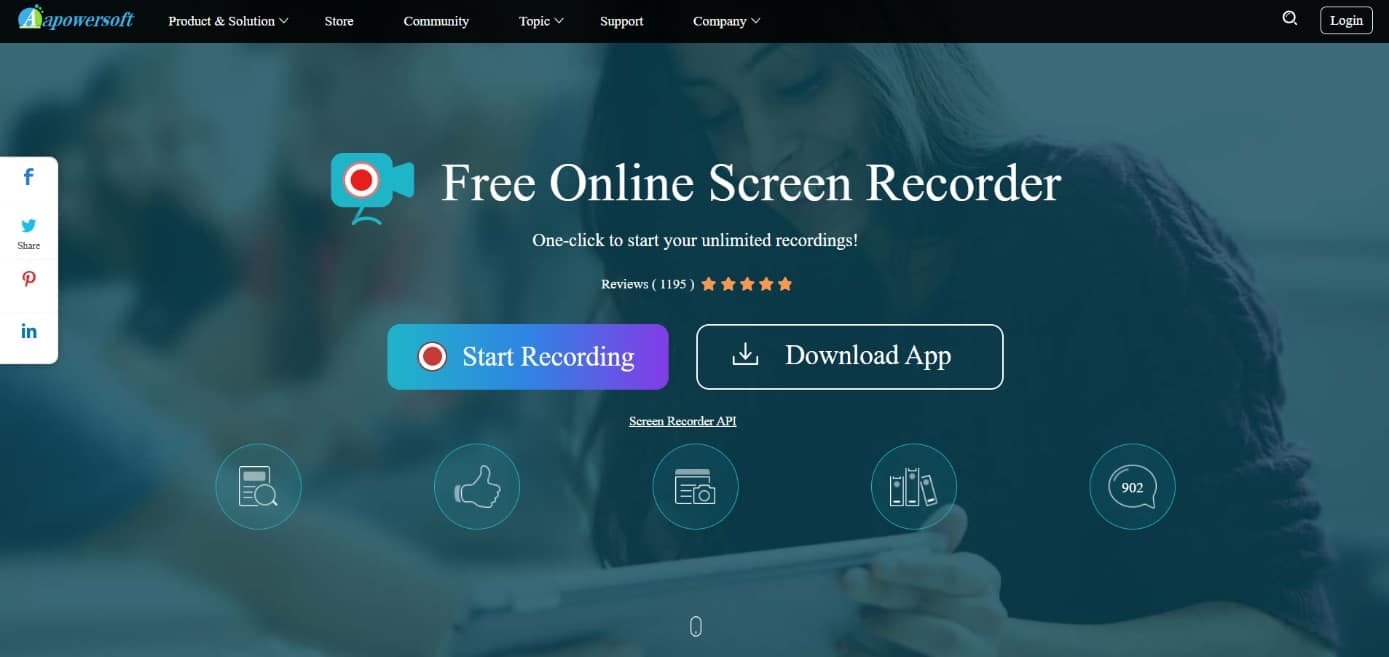 Apowersoft Free Online Screen Recorder