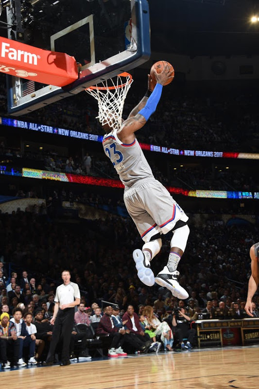 James Hosts Dunk Contest of His Own During NBA AllStar Game