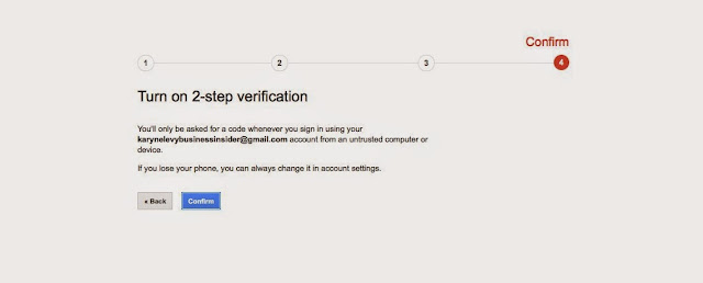 Cara Mengaktifekan 2-Step Verification Pada Account Google