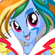 Download Rainbow Rocks Dash Fluttershy Rarity Pinkie Pie For PC Windows and Mac 0.2